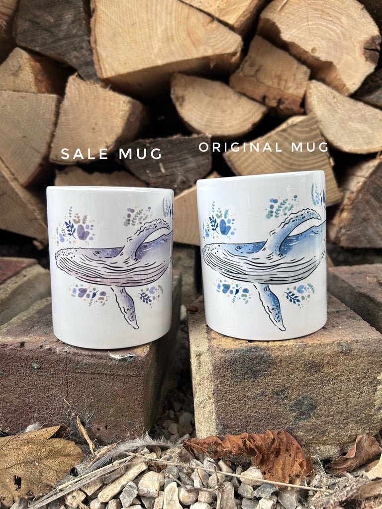 SALE Blue Whale Mug