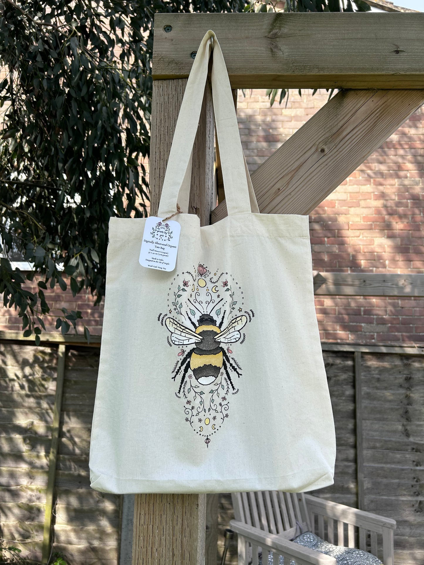 Bumblebee Organic Tote Bag
