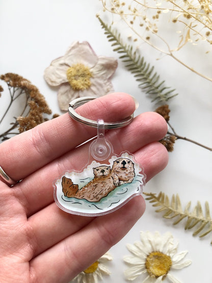 Sea Otter Keychain